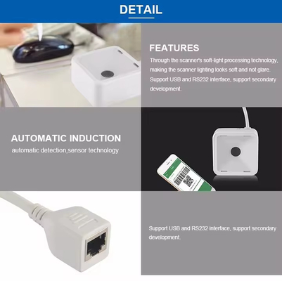 임베디드 키오스크 애플리케이션을 위한 OEM 데스크톱 바코드 스캐너 모듈