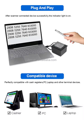 하이 스캔 테이블 탑재 바코드 리더 2D NFC USB RS232 임베디드 CMOS 카메라 스캐너 모듈 바코드 스캐너